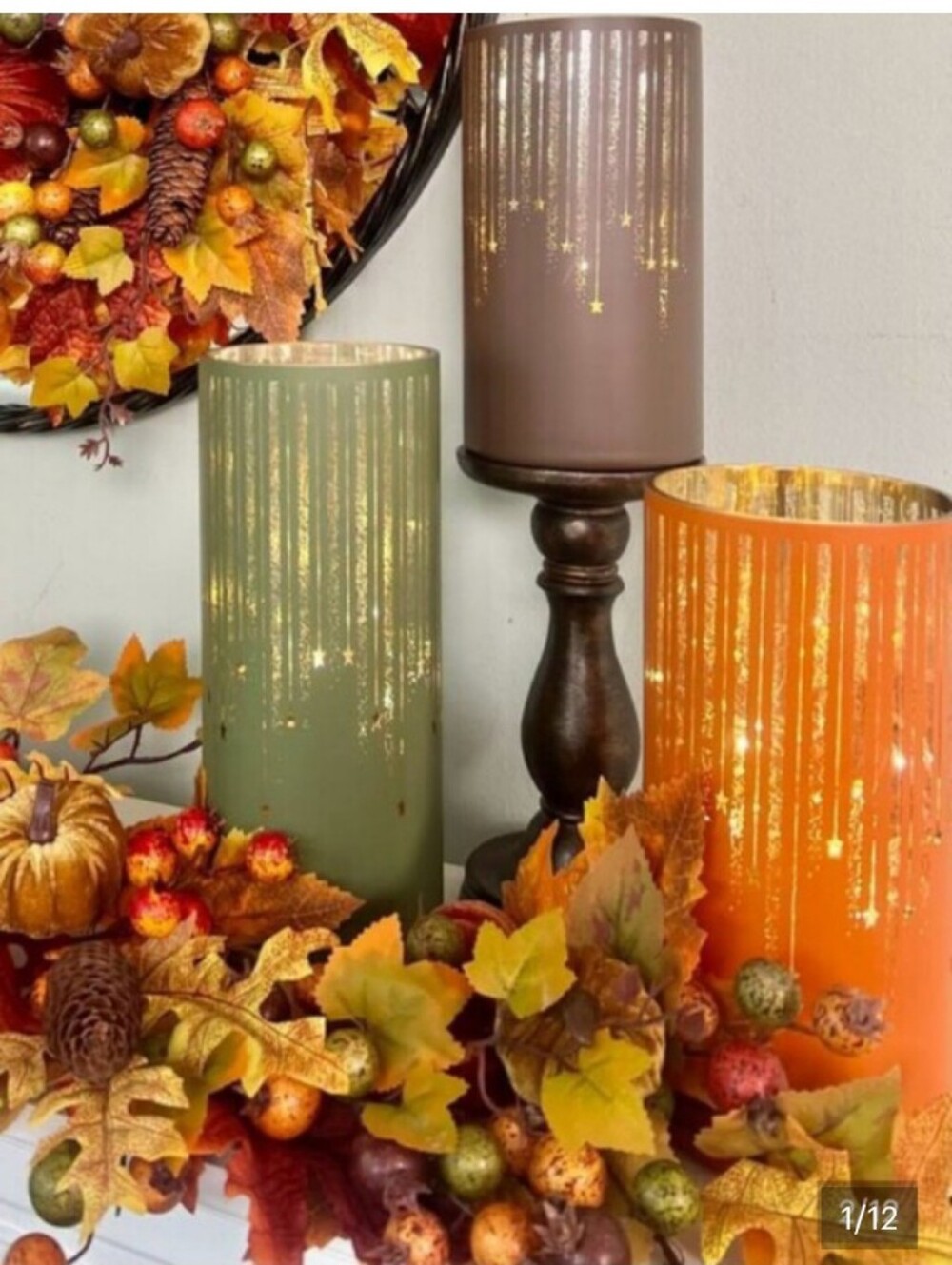 Harvest Berry & Leaf Garland- 4ft Long, By Valeri/QVC..NEW ....ITEM IN BOX - Picture 4 of 12